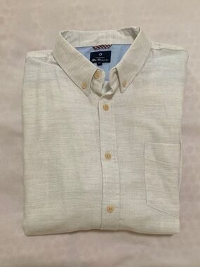 Ben Sherman Soft White Cotton Shirt